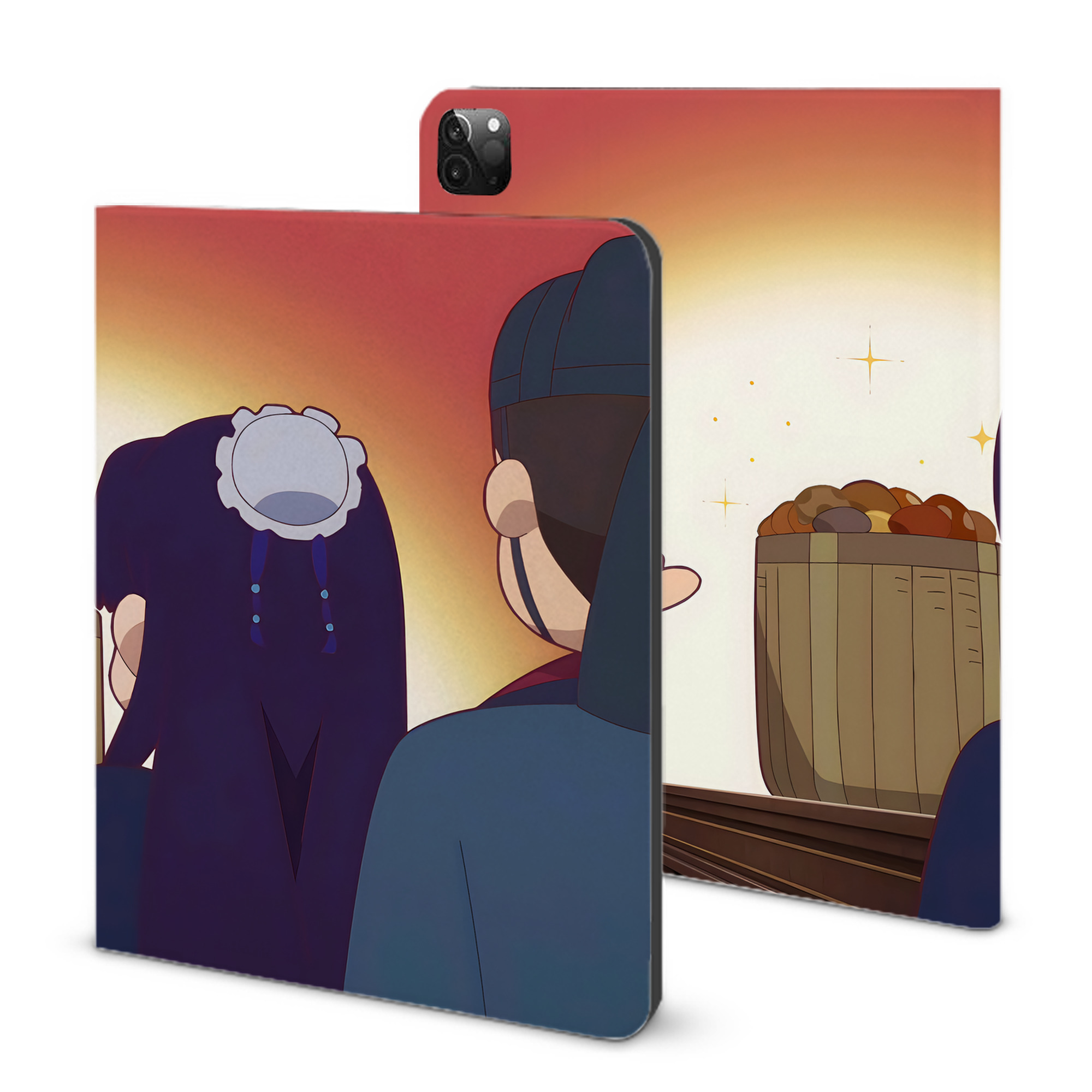 （画像用） 薬屋のひとりごと The Apothecary Diaries IPadケース ペンホルダー付き ブックスタイルデザイン